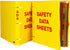 UniKeep Safety Data Sheets (SDS) Binder - 1.0 Ring Capacity, (3 Poly Rings) by UniKeep