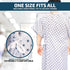 2XL Linteum Textile Supply Hospital Patient Gowns Cotton Blended Unisex Comfortable & Durable with Back Ties Fits Up