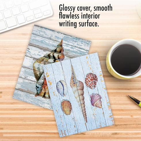 The Best Card Company - 10 Blank Note Cards with Envelopes (4 x 5.12 Inch) - Bulk All Occasion Cards Boxed - Driftwood