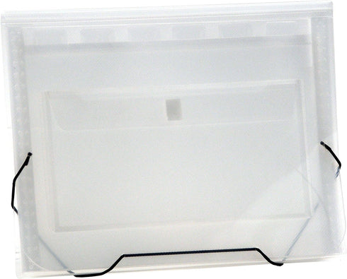 Lion Clear-Line 7-Pocket Poly Expanding File, Clear, 1 File (94500-CR)