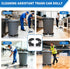 15-19 Inch 4 440lbs W B D WEIBIDA Trash Can Dolly Wheels Adjustable Round Roller with Wheels Drum Cart Heavy Duty Keg