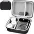 Case for Phomemo M110 Label Maker - Portable Mini Bluetooth Thermal Label Maker Storage Bag for Printer Labels, Black