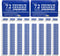 Shuttle Art 144 Pack Premium Erasers Bulk, White Classroom Set for Kids, Teachers, School and Office Supplies