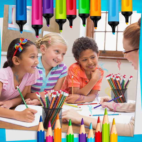 Scented Inspirational Motivational Pencils, 60 Pcs Colorful Fruit Pencils for School Gifts