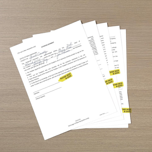Redi-Tag 91032 Arrow Message Page Flag Refills, "Please Sign & Date", Yellow, 120 per Roll (Box of 6)