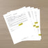 Redi-Tag 91032 Arrow Message Page Flag Refills, "Please Sign & Date", Yellow, 120 per Roll (Box of 6)