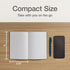 Oxford Composition Notebook, 6 Pack, College Ruled Paper, 5.75 x 8 Inches, Small Size, 60 Sheets, Kraft Covers (63831)