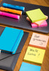 Sticky Notes 3x3 in (12 Pads), Bright Colored Super Self Sticky Pads, 100 Sheets/Pad, Easy to Post for School, Office