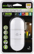 Ecolight Battery-Operated 6-inch LED Dual Lens Motion Utility Light - Auto Timer, 30,000 Hours Lamp Life - White