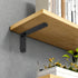 6 Reinforcement,64 100mm /2.5"*3.93" Woogim PCS L Shape Wall Shelf Brackets,Shelf Support Corner Bracket for Wooden