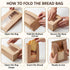 100 Pack Packaging, 500 (14x8.3x3.5 inches) Large Kraft Paper Bread Bags for Homemade Bread Sourdough Bread Bags