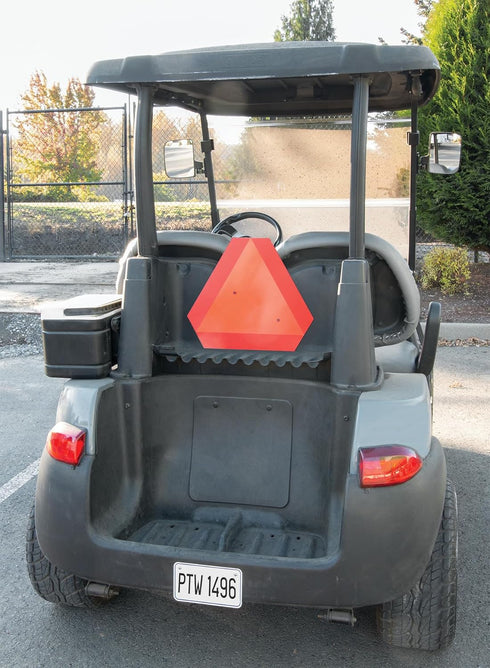 Performance Tool W1496 Reflective Triangle - Essential Safety Sign for Farm Vehicles and Equipment