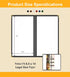 12 8.5x14 2 4 Pcs Menu Covers, Legal Size, Page View menu Holder, Toothed Metal Corners, Waterproof & Scratch-Resistant