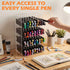 Colingmill 144 Acrylic Marker Organizer for Markers, Extra Large Art Marker Storage Rack for Desk, Durable Pencil