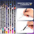 Kolewo4ever 100 Pieces Space Theme Pencils - Fun Astronaut Pencils with Matching Eraser
