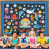 gisgfim Under The Sea Bulletin Board Decoration Set with Sea Animals Cutouts and Borders for Ocean Theme Classroom Decor