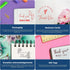 Packaging 1-5/8" Handmade Thank You Stamp for Small Business & Etsy Shop | Pre-Inked Personalized Stamp with Starry