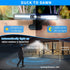 2 Pack 36 6000K, Clip On Solar Motion Lights Outdoor Waterproof, Motion Sensor Outdoor Lights with LEDs, Portable Solar