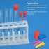 MECCANIXITY Silicone Rubber Tapered Plug - 36mm to 43mm Solid Red for Powder Coating, Laboratory Use (2 Pieces)