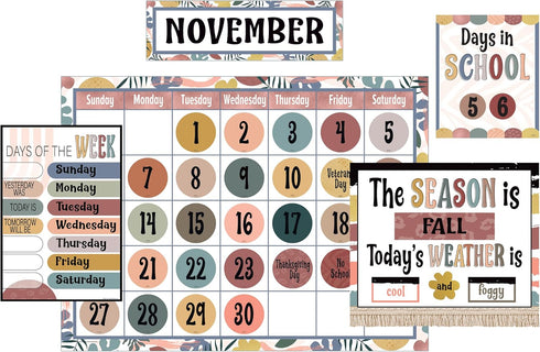 Teacher Created Resources Large Wonderfully Wild Calendar Bulletin Board