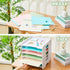 Juexica 6 Tier Scrapbook Paper Organizer, 12 x 12 Stackable File Organizer for Home Office Decorations