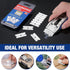 50-Pack WORKPRO Single Razor Edge Blades, Industrial Scraper Razor Blades, High Carbon Steel One Edge Razor Blades