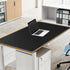 CENNBIE Leather Desk Mat Large, 43.6" x 23.6" Non-Slip Mouse Pad, Waterproof PU Leather for Office and Home (Black)