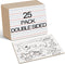 Dry Erase Boards for Kids 25 Pack, Double Sided Small Whiteboard with Lines for Students, 9"x12" Mini Boards