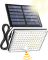 SUPERDANNY Solar Motion Sensor Outdoor Flood Lights, 113 Bright LEDs with 16ft Cable, IP65 Waterproof Security Light