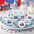 Set 240 All Aboard Train Labels for Hershey Kisses Chocolates - Locomotive Candy Sticker Favors
