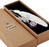 Toirxarn Silver Feather Bookmark with Butterfly Pendant & Gift Box, Elegant Gift for Women, Moms & Teachers
