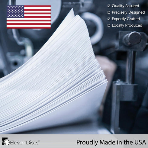 Classic Size Discbound Paper - Ruled/Lined Sheets, Premium 120gsm Heavyweight Notebook & Planner Refills, 9 Discs, 7 x