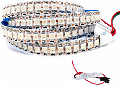 SVFISHKK WS2812B LED Strip SMD 5050 Individual Addressable 144Pixels/m 144Pixels WS2812b IC RGB
