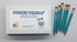 Express Pencils Half Pencils with Eraser - Light Turquoise Mini Non-Toxic Hexagon Golf Pocket Pencils, Box of 72