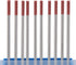 2% Thoriated TIG Welding Tungsten Electrodes 3/32 x7 10-Pack