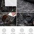 Abyssaly Black Marble Paper, Granite Wallpaper 15.7" X 118", Countertop Peel and Stick Self Adhesive