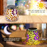 Mosaic Solar Lights Outdoor Lanterns, Decorative Waterproof Hanging Lanterns, Solar Night Lights for Garden, Patio,