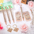 Qilery 12 Set Bridal Shower Pens, Diamond Pens with Keychains, Wedding Favors for Women Girls Gift