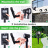 6000K IP65 2-in-1 9.8ft T-SUNUS Christmas Solar Spot Lights Outdoor White Waterproof Landscape Spotlights, Cable