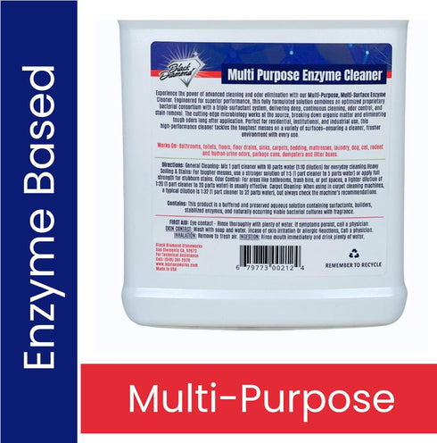 Commercial (1 Multi-Purpose Enzyme Cleaner & Odor Eliminator | Pet & Human Urine, Stains & Odors | Carpet, Laundry