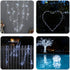 Generic 39FT 100LED IP65 8 Solar Rope Lights, Outdoor Solar String Lights, Waterproof Solar Powered Fairy Lights