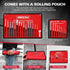25-Piece Set Punch and Chisel with Roll Pin Punches, Includes Taper, Pin, Center Punches & Cold Chisels