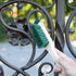 Heavy Duty Wooden Scrubbing Brush - Stiff Bristle Cleaning Tool