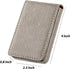 Outus 2 Pieces PU Leather Business Card Holder Wallet with Magnetic Shut for Men Women