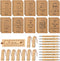 Fuutreo 90 Pcs Christian Gifts Bulk, 30 Bible Verse Notebooks, Bamboo Ballpoint Pens, and Religious Bookmarks for