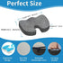 Tailbone, Gel Memory Foam Seat Cushion for Long Sitting with Removable Cover Cooling Breathable Support for Coccyx