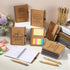 Tellingyou 20 Set Employee Appreciation Thank You Gifts, Inspirational Spiral Notebook, Motivational Bamboo Pen for Team