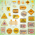 Outus 47 Pcs Construction Bulletin Board Set Construction Theme Cutouts Tools for Success Classroom Decorations for Kid Students Back to School Gifts Construction Birthday Party Supplies by Outus