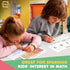 SCRIBBLEDO Place Value Chart Math Practice 9”x12” Small White Board Dry Erase Sheets for Homeschool Teacher Students
