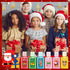 24 Packs 1fl oz Frienda Mini Hand Sanitizer Bulk Christmas Hand Sanitizer Travel Size Baby Shower Xmas Party Favors